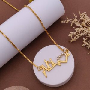Stylish Heartbeat Couple Necklace